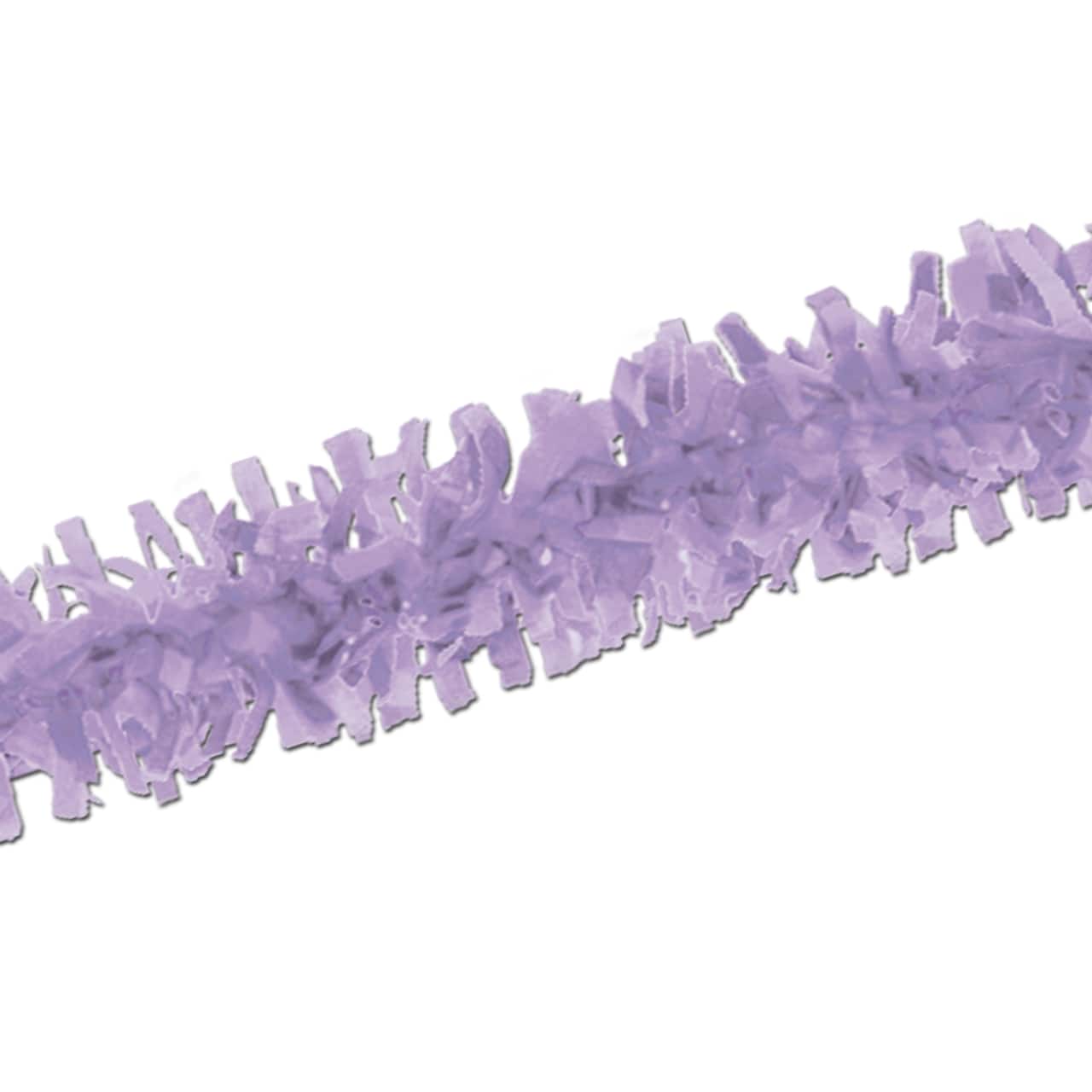 Beistle 25ft. Lilac Purple Tissue Festooning, 2ct.